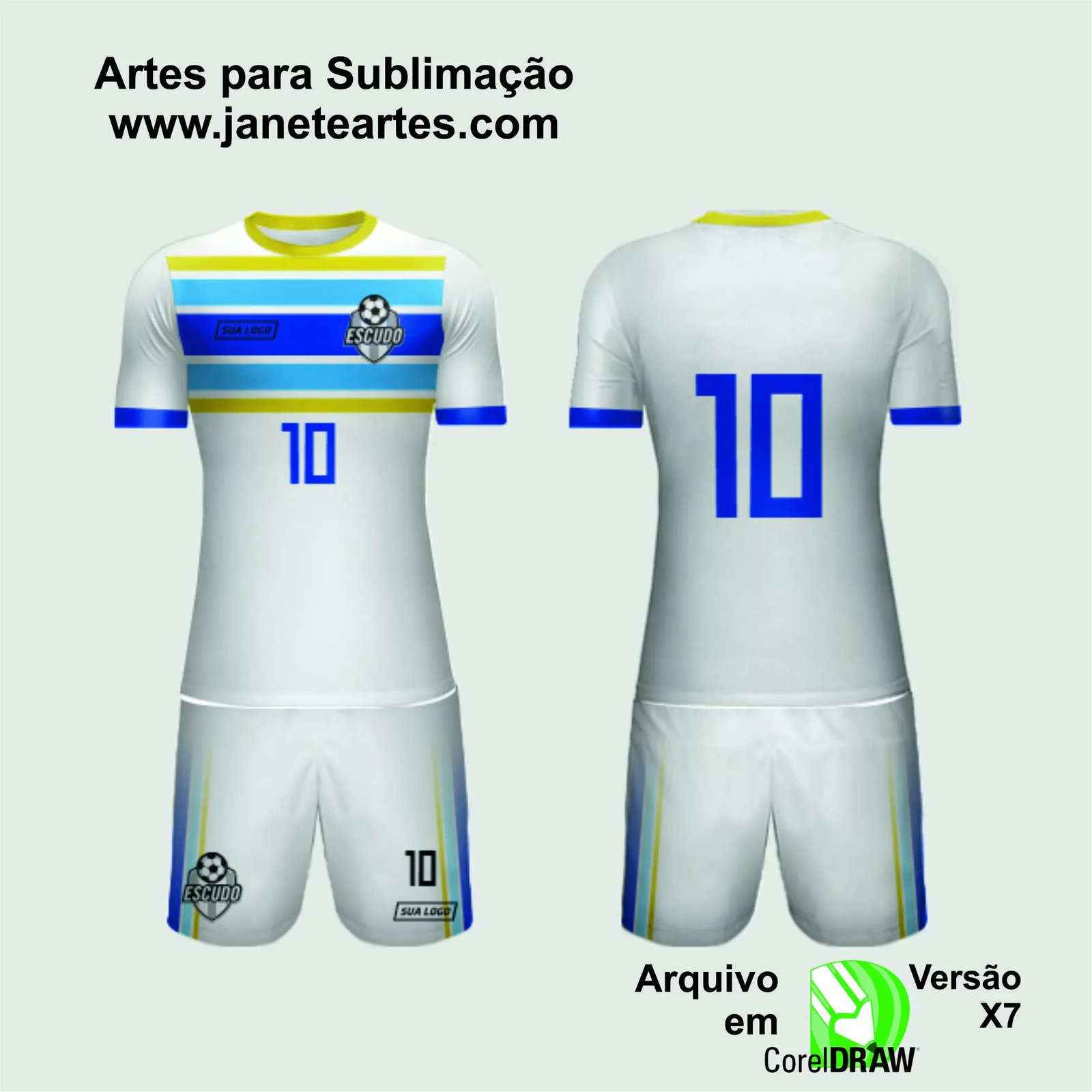 Arte Vetor Camisa de Time Amador 2024 - Modelo 65