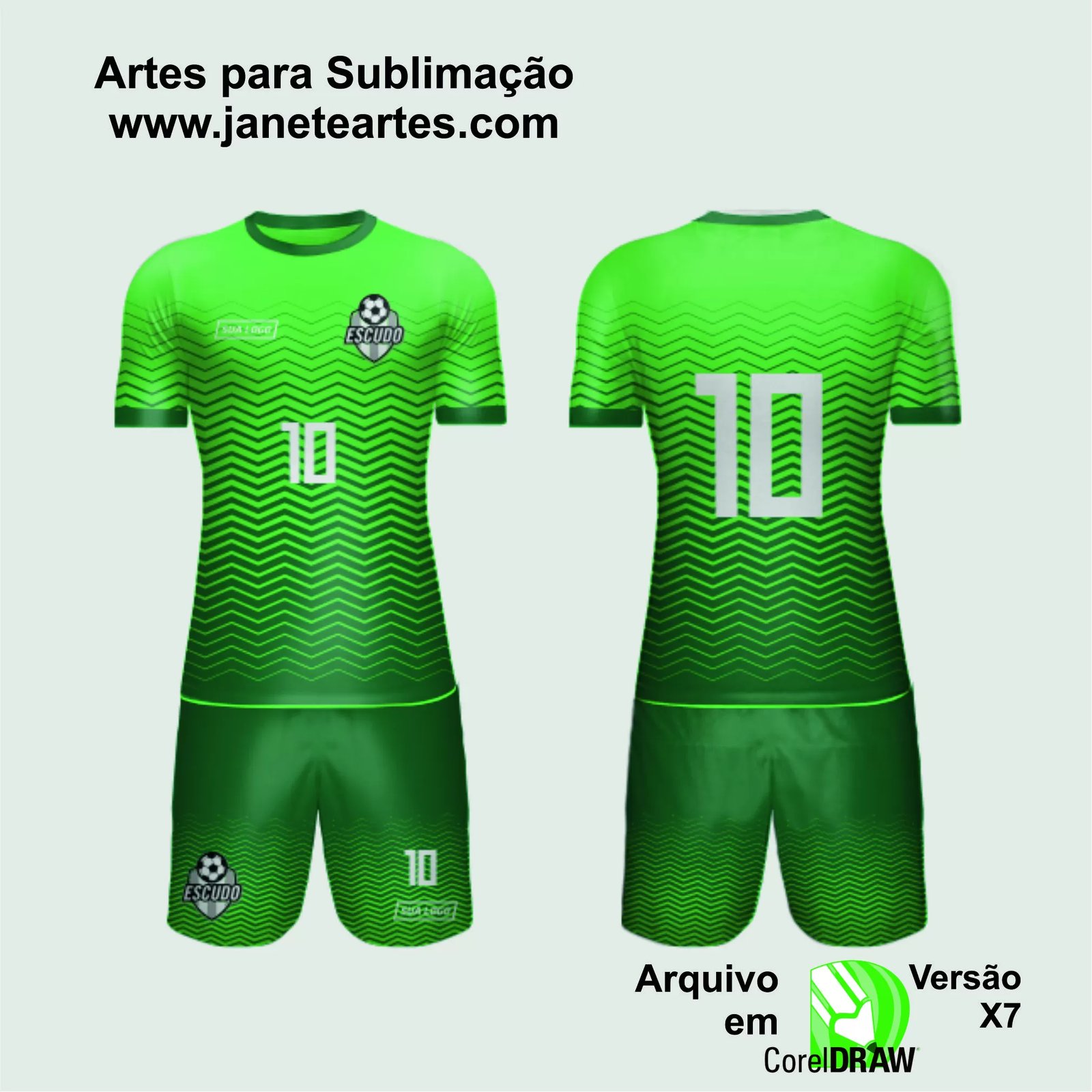 Arte Vetor Camisa de Time Amador 2024 - Modelo 69