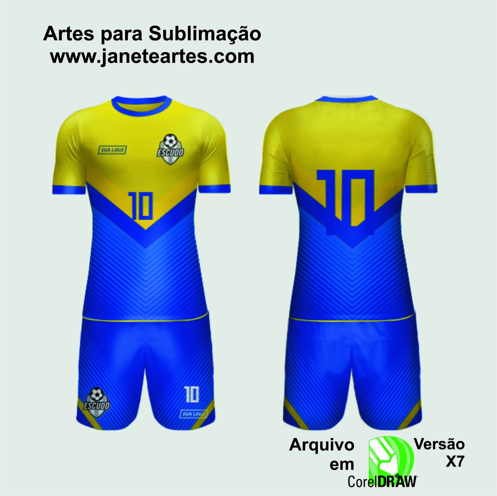 Arte Vetor Camisa de Time Amador 2024 - Modelo 70