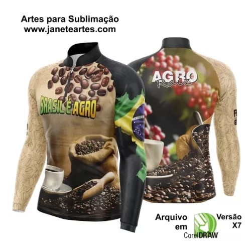 Arte Vetor Camisa Agro 2024 Café do Brasil - Brasil e Agro Arte Vetor Camisa Agro 2024 Café do Brasil - Brasil e Agro