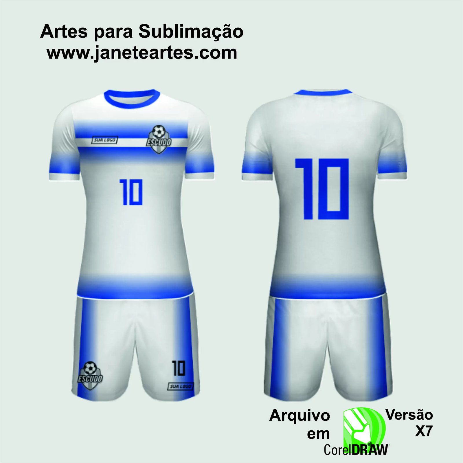Arte Vetor Camisa de Time Amador 2024 - Modelo 71