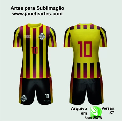 Arte Vetor Camisa de Time Amador 2024 - Modelo 72