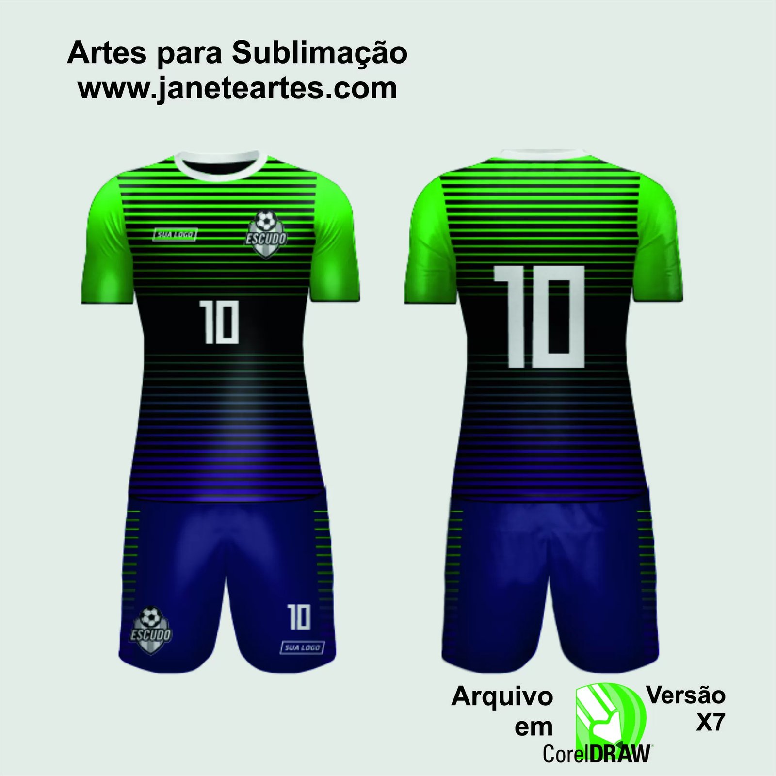 Arte Vetor Camisa de Time Amador 2024 - Modelo 80