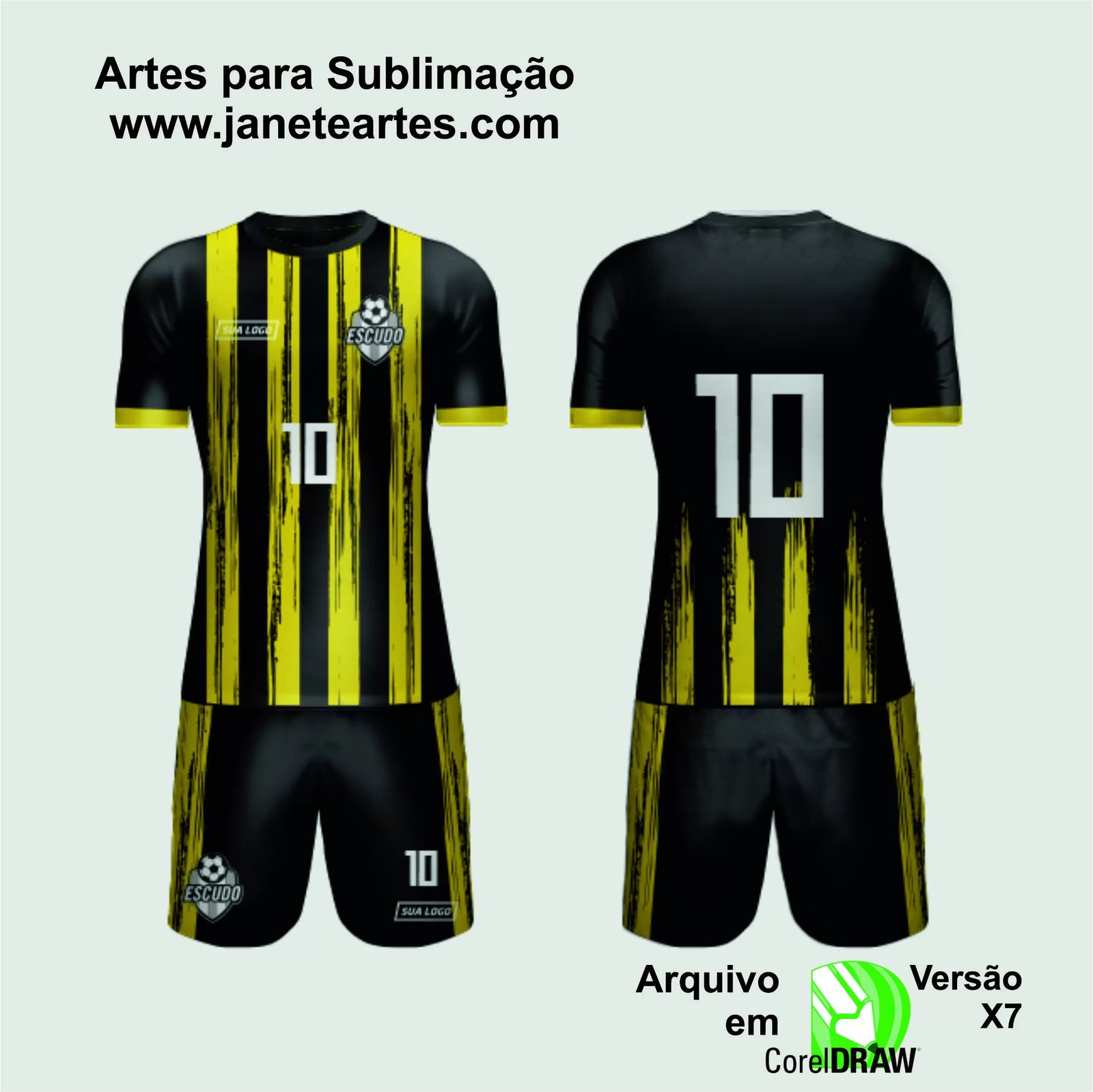 Arte Vetor Camisa de Time Amador 2024 - Modelo 81