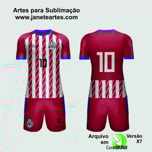 Arte Vetor Camisa de Time Amador 2024 - Modelo 83 Arte Vetor Camisa de Time Amador 2024 - Modelo 83