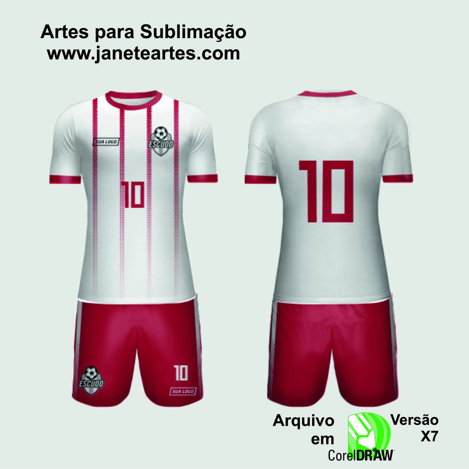 Arte Vetor Camisa de Time Amador 2024 - Modelo 88