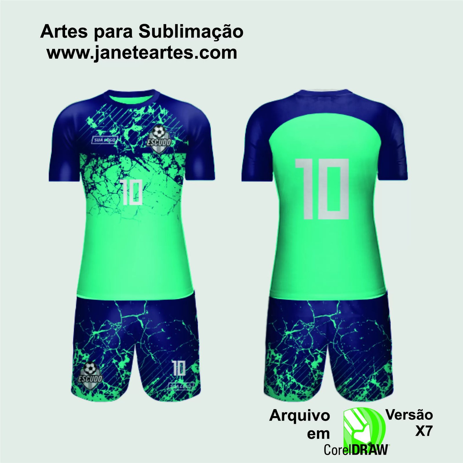 Arte Vetor Camisa de Time Amador 2024 - Modelo 92