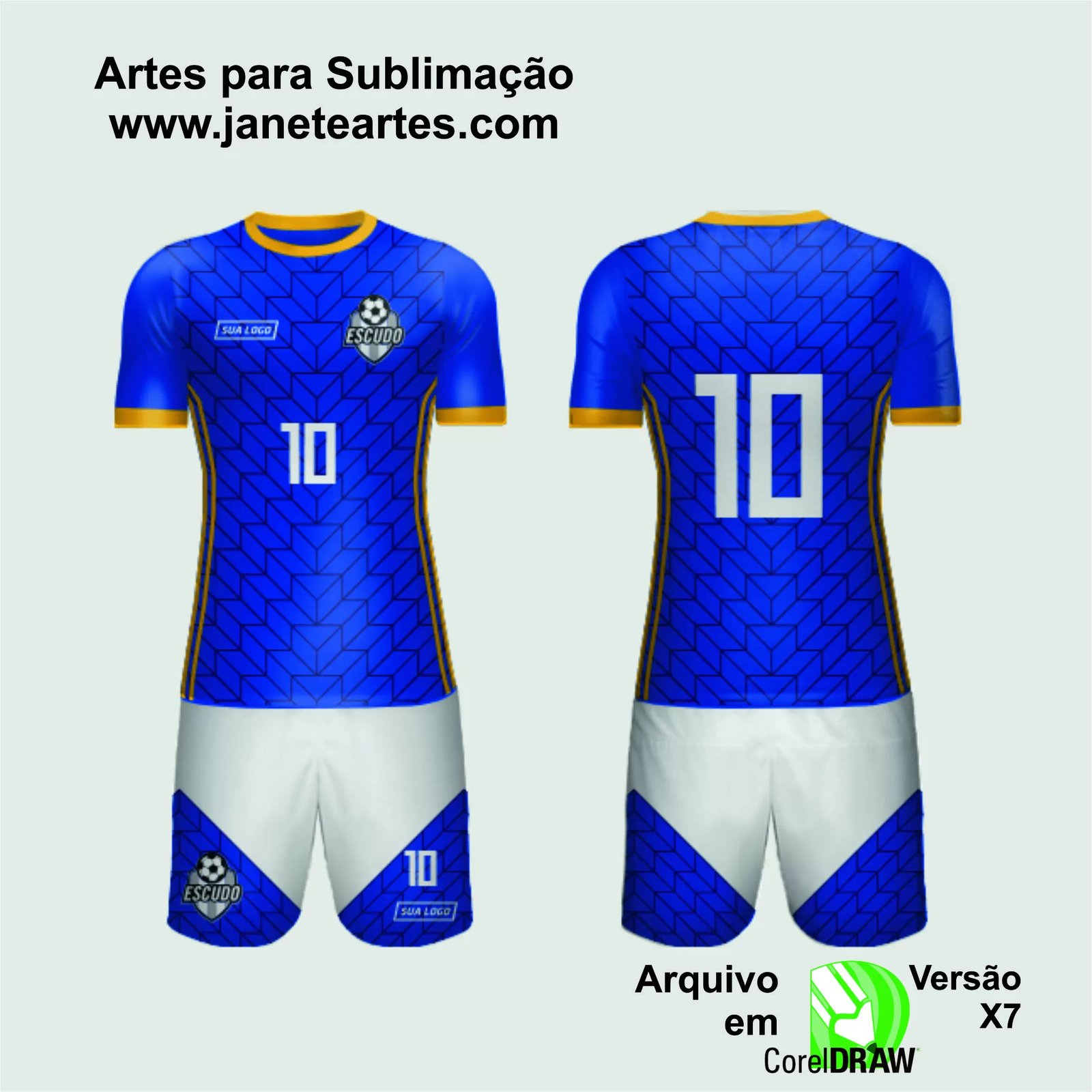 Arte Vetor Camisa de Time Amador 2024 - Modelo 99