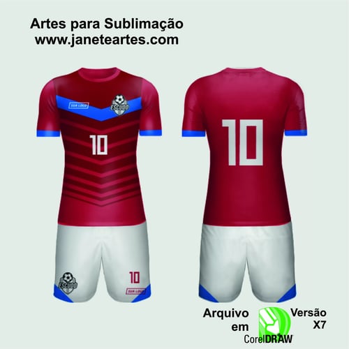 Arte Vetor Camisa de Time Amador 2024 - Modelo 100 Arte Vetor Camisa de Time Amador 2024 - Modelo 100
