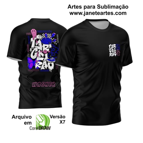 Arte Vetor Camisa Terceirão 2024 Borboleta