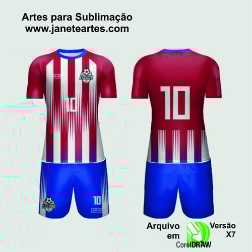 Arte Vetor Camisa de Time Amador 2024 - Modelo 109 Arte Vetor Camisa de Time Amador 2024 - Modelo 109