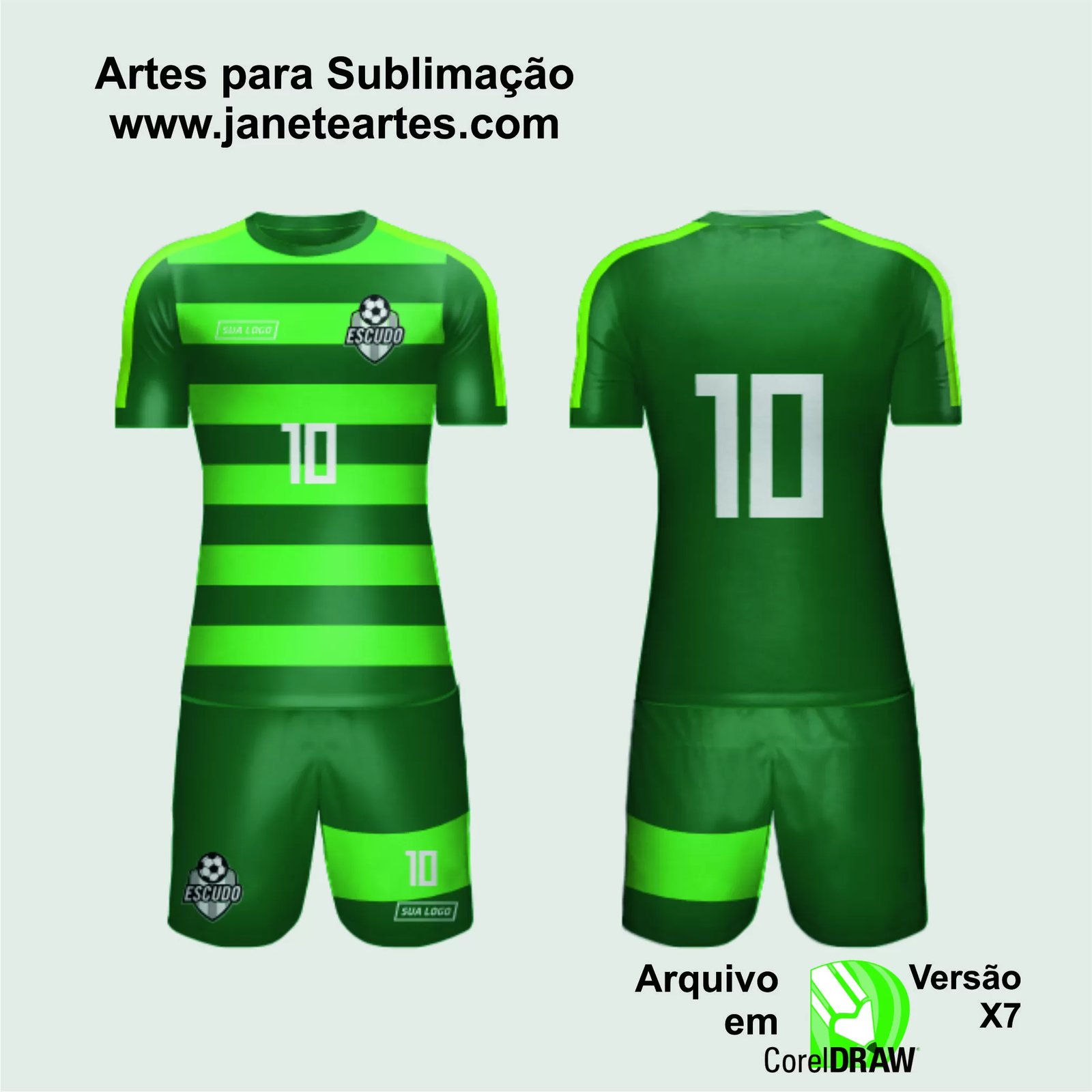 Arte Vetor Camisa de Time Amador 2024 - Modelo 112