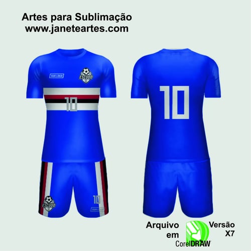 Arte Vetor Camisa de Time Amador 2024 - Modelo 125 Arte Vetor Camisa de Time Amador 2024 - Modelo 125