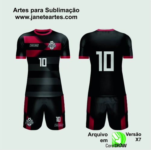 Arte Vetor Camisa de Time Amador 2024 - Modelo 141 Arte Vetor Camisa de Time Amador 2024 - Modelo 141
