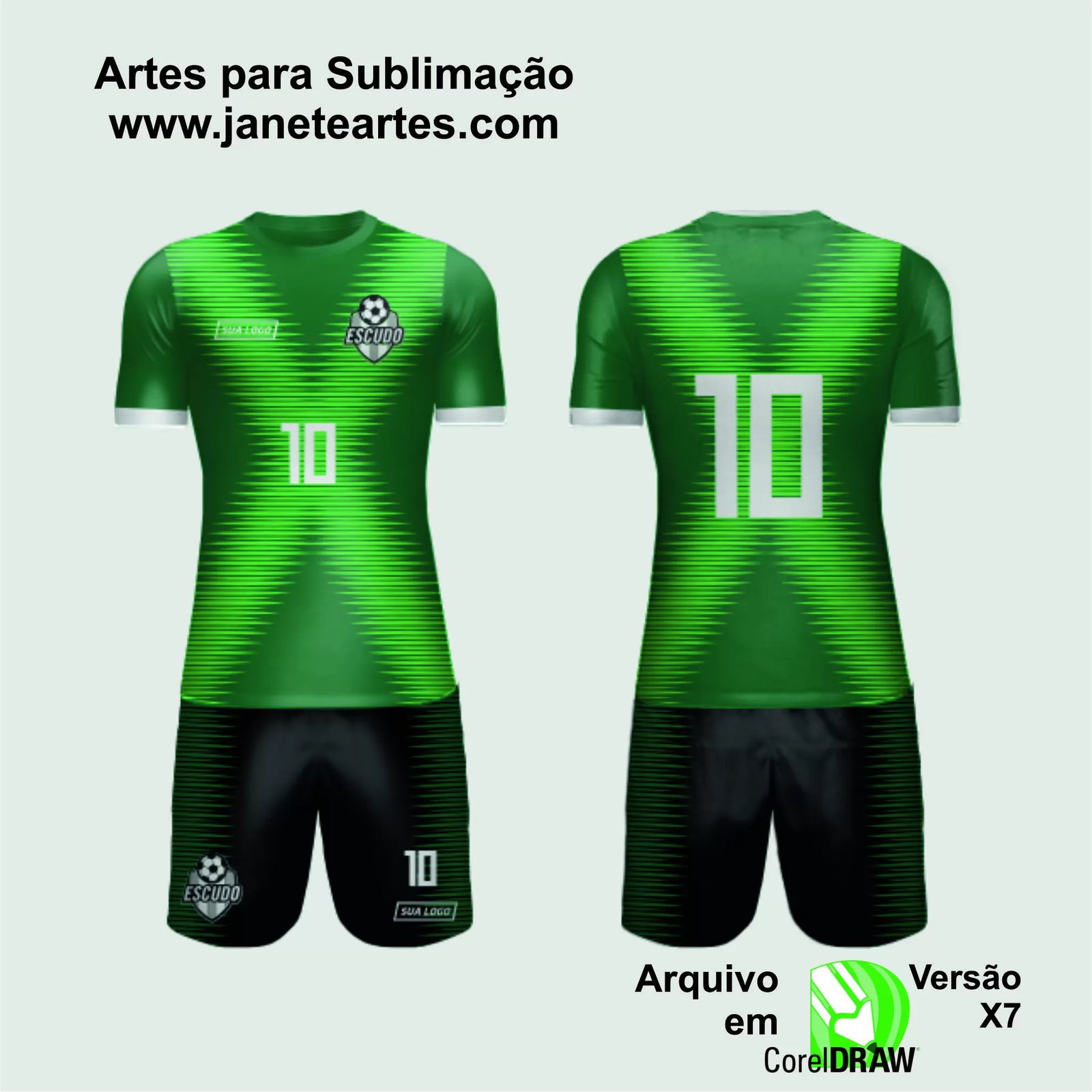 Arte Vetor Camisa de Time Amador 2024 - Modelo 144