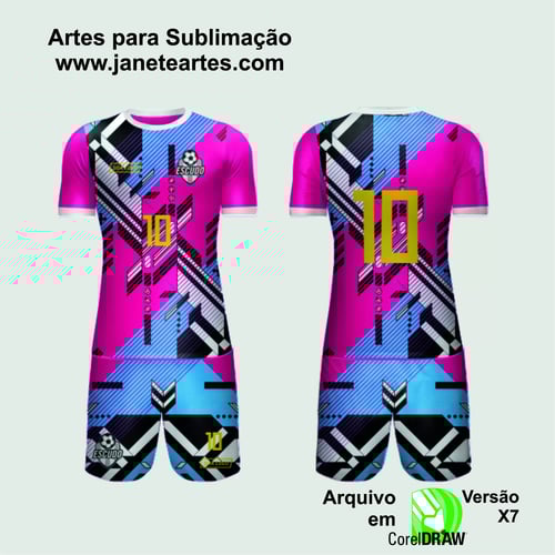 Arte Vetor Camisa de Time Amador 2024 - Modelo 145 Arte Vetor Camisa de Time Amador 2024 - Modelo 145