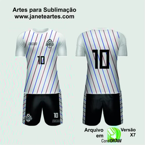 Arte Vetor Camisa de Time Amador 2024 - Modelo 146 Arte Vetor Camisa de Time Amador 2024 - Modelo 146