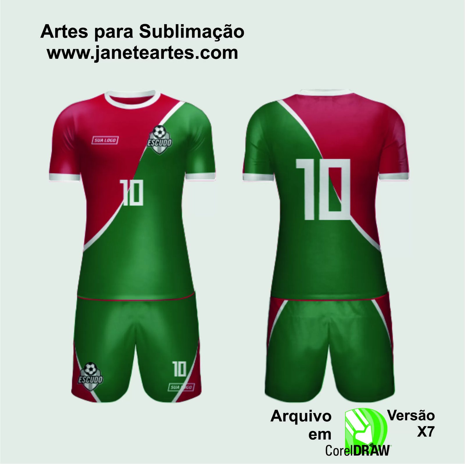 Arte Vetor Camisa de Time Amador 2024 - Modelo 151