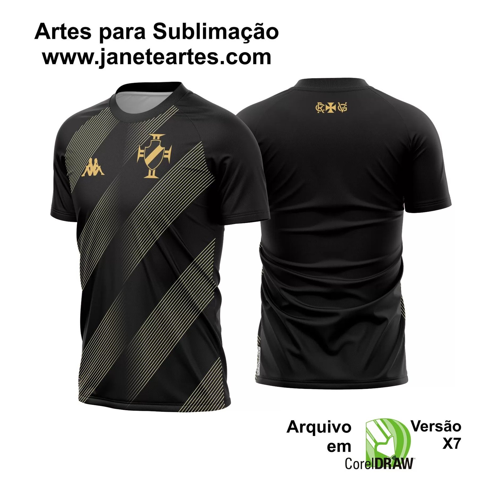 Arte Vetor Camisa Vasco da Gama