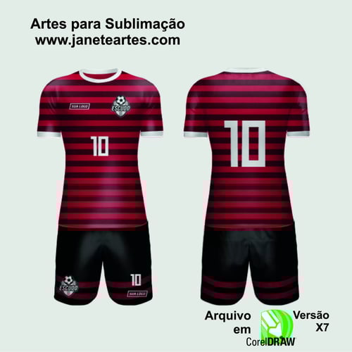 Arte Vetor Camisa de Time Amador 2024 - Modelo 153 Arte Vetor Camisa de Time Amador 2024 - Modelo 153