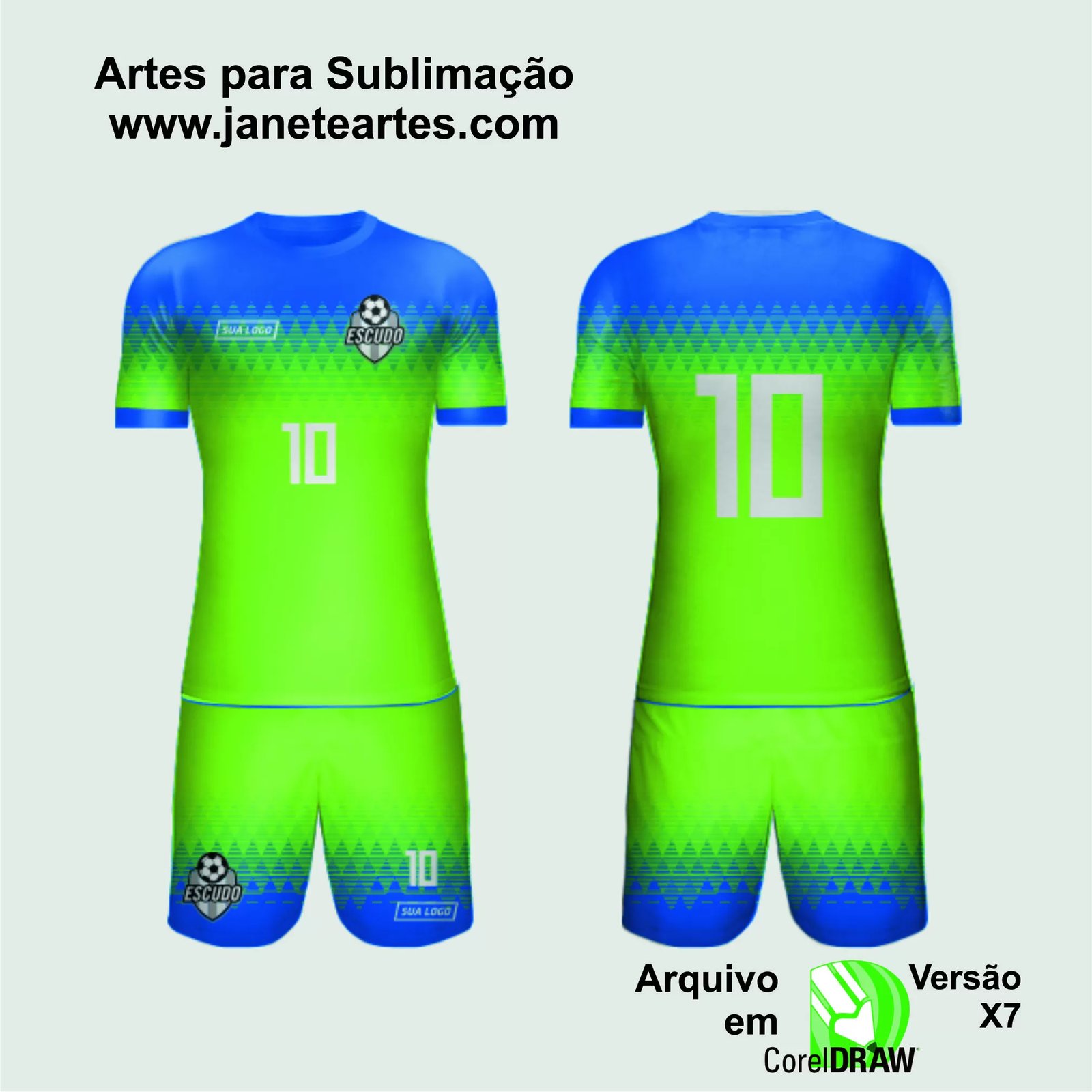 Arte Vetor Camisa de Time Amador 2024 - Modelo 158