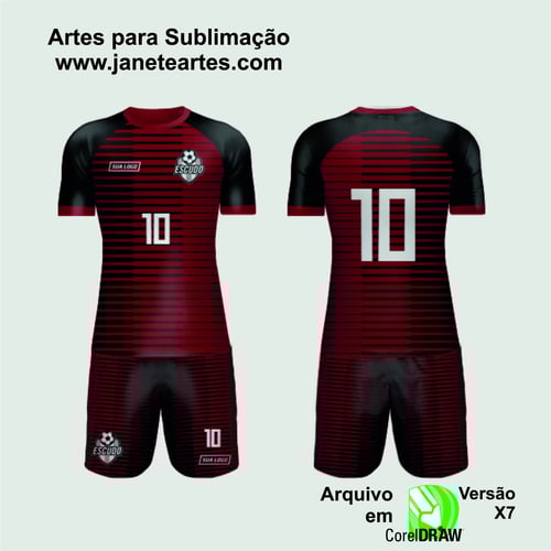 Arte Vetor Camisa de Time Amador 2024 - Modelo 162