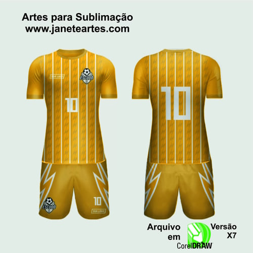 Arte Vetor Camisa de Time Amador 2024 - Modelo 169