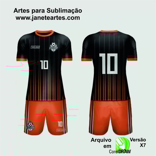 Arte Vetor Camisa de Time Amador 2024 - Modelo 171 Arte Vetor Camisa de Time Amador 2024 - Modelo 171