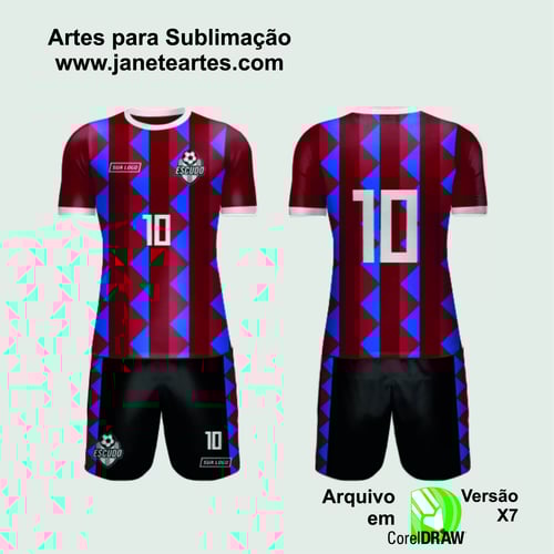 Arte Vetor Camisa de Time Amador 2024 - Modelo 175
