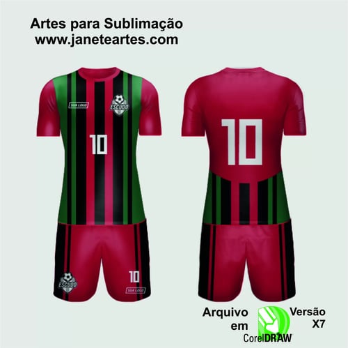 Arte Vetor Camisa de Time Amador 2024 - Modelo 181 Arte Vetor Camisa de Time Amador 2024 - Modelo 181