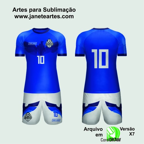 Arte Vetor Camisa de Time Amador 2024 - Modelo 185