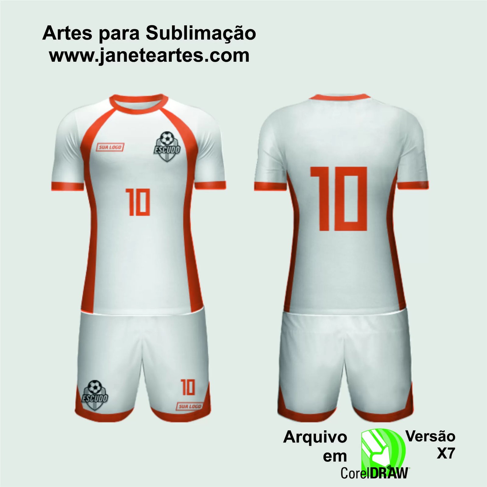 Arte Vetor Camisa de Time Amador 2024 - Modelo 193