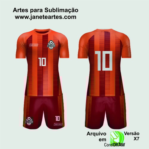 Arte Vetor Camisa de Time Amador 2024 - Modelo 194