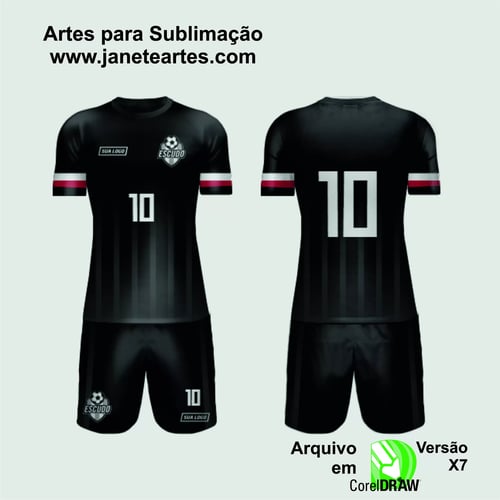 Arte Vetor Camisa de Time Amador 2024 - Modelo 207 Arte Vetor Camisa de Time Amador 2024 - Modelo 207
