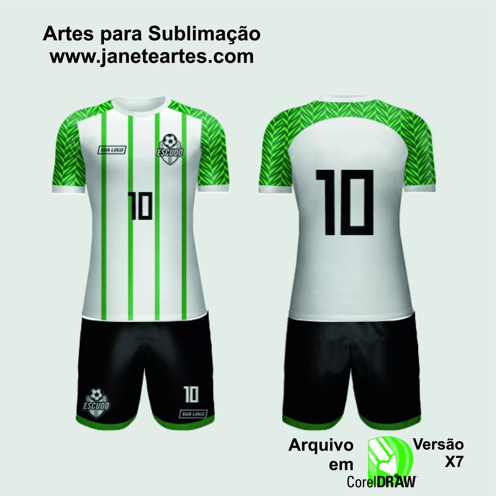 Arte Vetor Camisa de Time Amador 2024 - Modelo 209