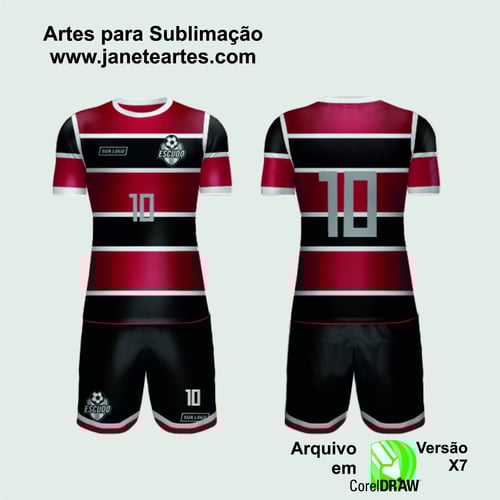 Arte Vetor Camisa de Time Amador 2024 - Modelo 212 Arte Vetor Camisa de Time Amador 2024 - Modelo 212