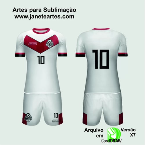 Arte Vetor Camisa de Time Amador 2024 - Modelo 214 Arte Vetor Camisa de Time Amador 2024 - Modelo 214