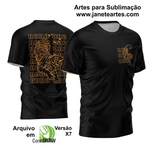 Arte Vetor Camisa Nono Ano 2024 Tigre