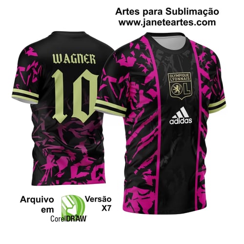 Arte Vetor Camisa de Time Amador 2024 Olympique 