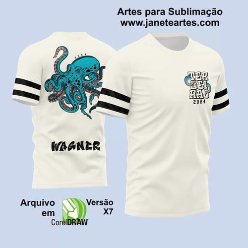 Arte Vetor Camisa Terceirão 2024  Polvo
