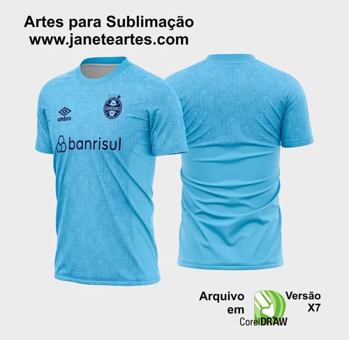 Arte Vetor Camisa Grêmio Treino I 2024 - 2025 Arte Vetor Camisa Grêmio Treino I 2024 - 2025