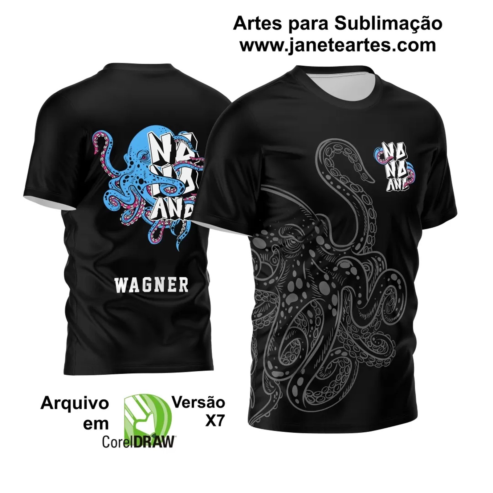 Arte Vetor Camisa Nono Ano 2024 Polvo