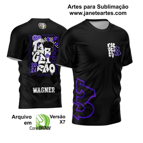 Arte Vetor Camisa Terceirão 2024 Mão