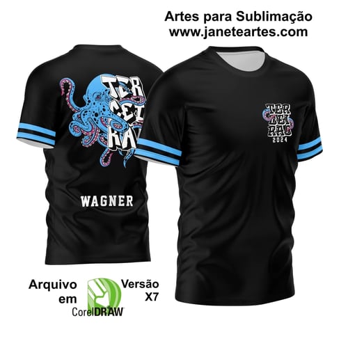 Arte Vetor Camisa Terceirão 2024  Polvo