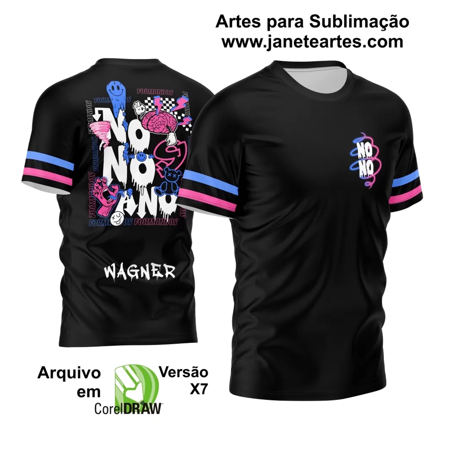 Arte Vetor Camisa Nono Ano 2024