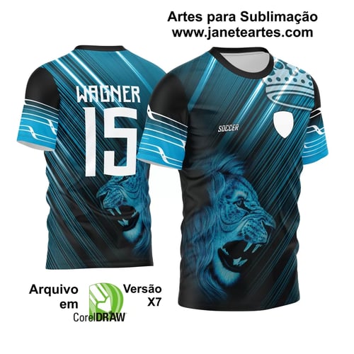 Arte Vetor Camisa InterClasse 2024 Leão