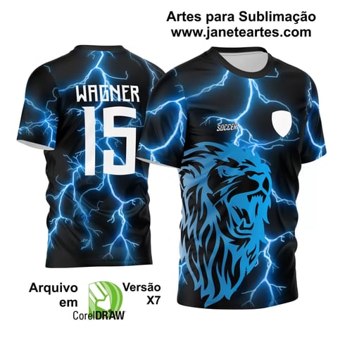 Arte Vetor Camisa InterClasse 2024 Leão