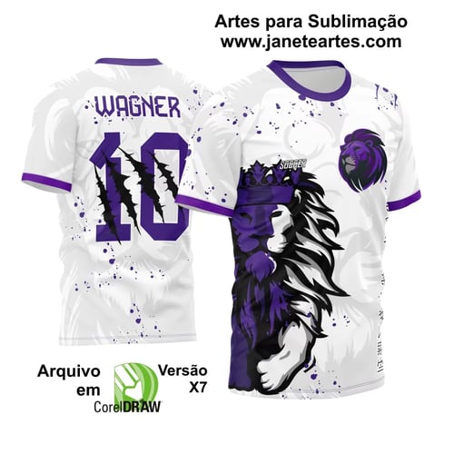 Arte Estampa Camisa InterClasse 2024 Leão
