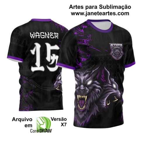 Arte Estampa Camisa InterClasse 2024 Lobos