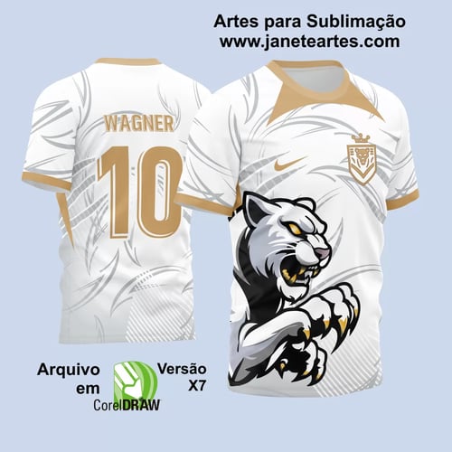 Arte Estampa Camisa InterClasse 2024 Pantera